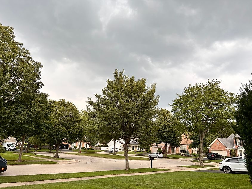 The serene town of Buffalo Grove, Illinois