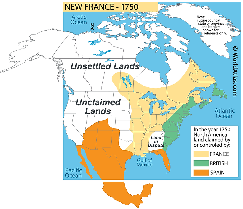New France map