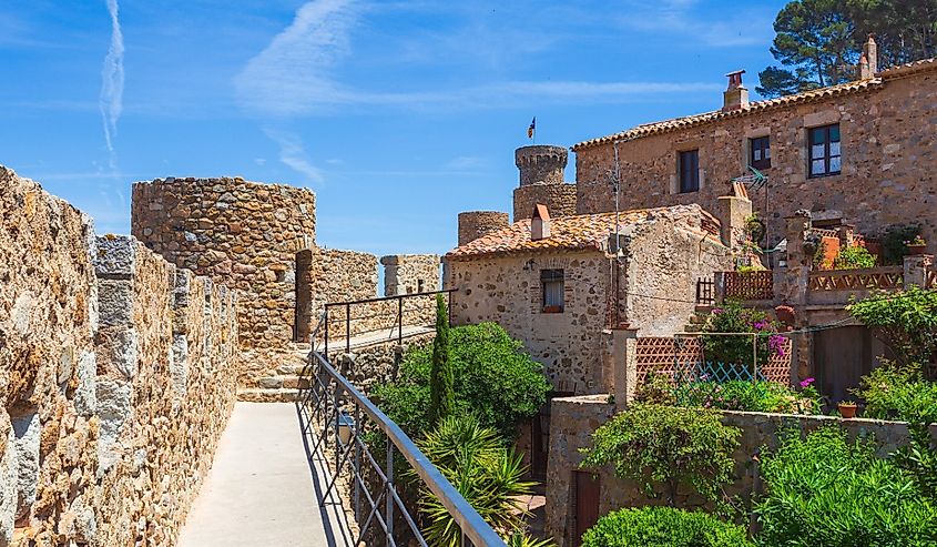 Tossa de Mar, a municipality in Catalonia, Spain, located on the coastal Costa Brava