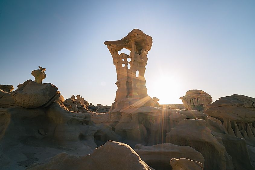 Bisti Badlands in New Mexico