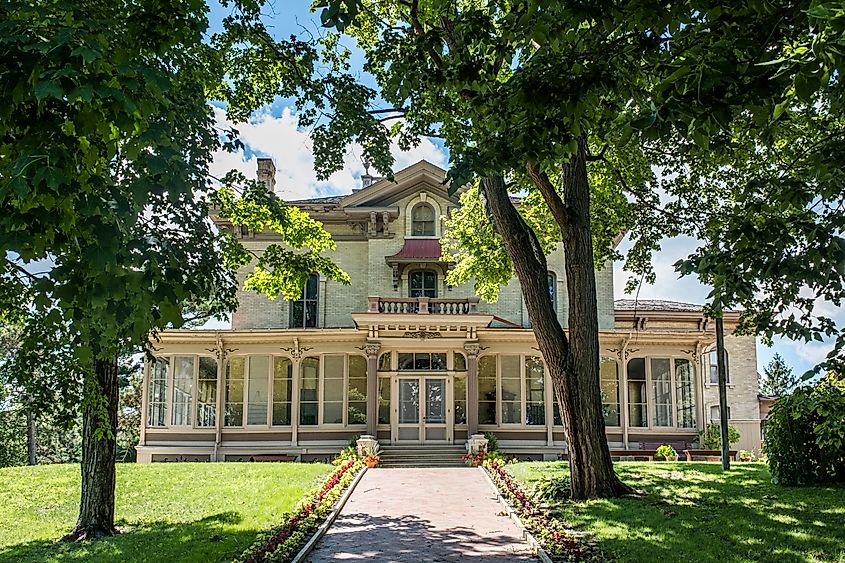 Villa Louis, Villa Louis Historic Site, Prairie du Chien, Wisconsin.