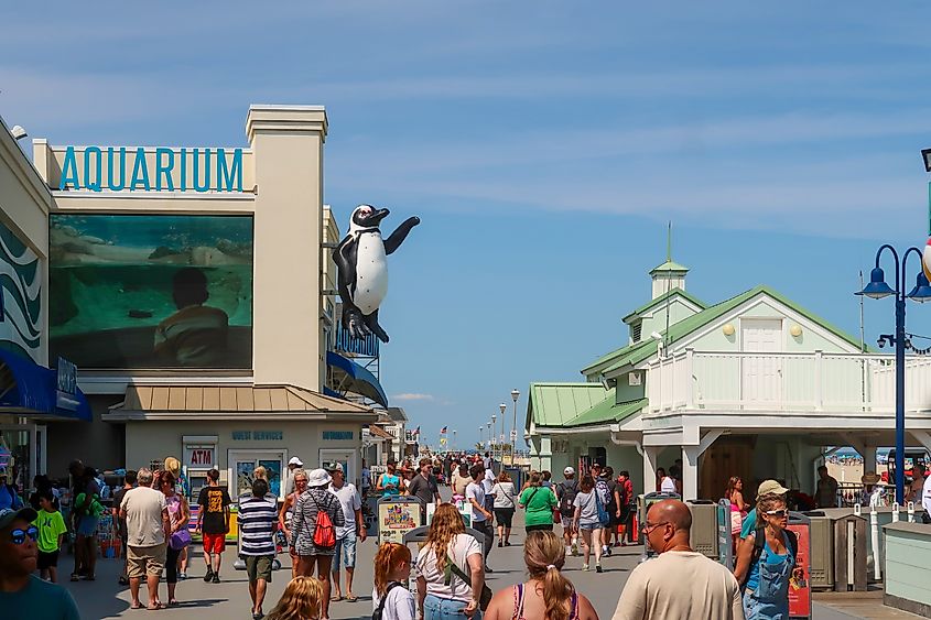 Jenkinson’s Boardwalk in Point Pleasant Beach, NJ.