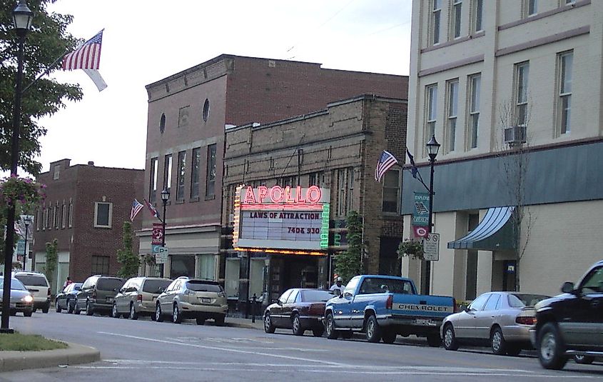 The Apollo Theater at Oberlin, Ohio.
