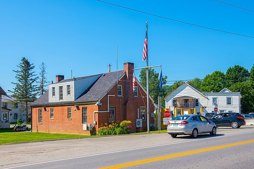 US Customs and Border Protection station on Canusa Street in Derby, Vermont