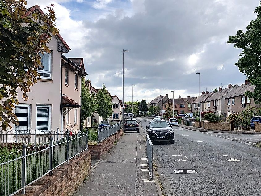 Salters Road, Dalkeith, UK.