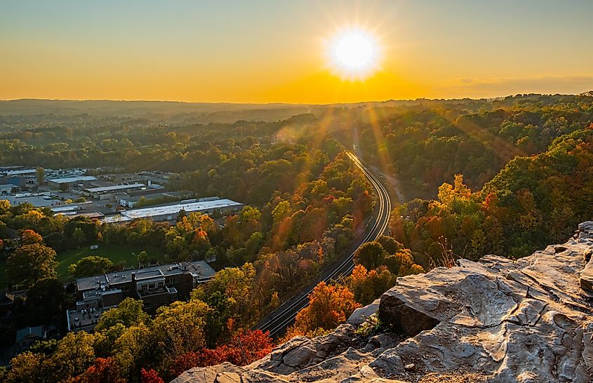 Sunset at Dundas Peak Hamilton Ontario