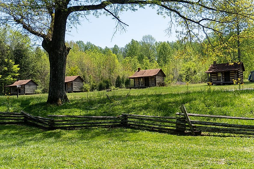 Abraham Lincoln Birthplace National Historical Park in Hodgenville, Kentucky.