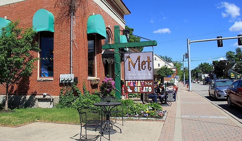 Downtown North Conway, New Hampshire.