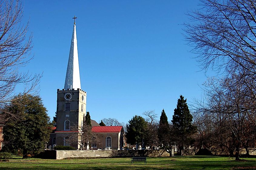 Immanuel Episcopal Church in New Castle, Delaware