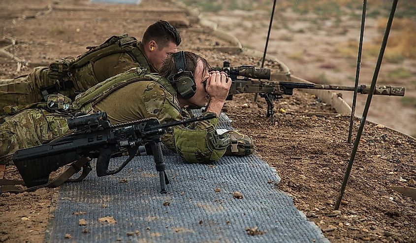 Two Australian snipers.