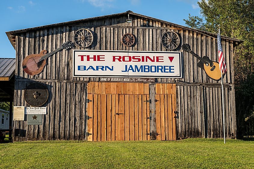 Rosine, Kentucky, the home of Bluegrass Music.
