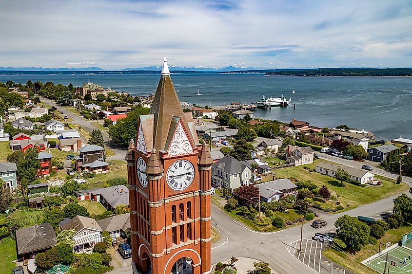 Aerial view of Port Townsend