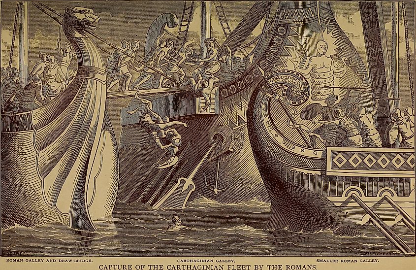 Naval battles, ancient and modern (1883). Credit: Internet Archive Book Images, No restrictions, via Wikimedia Commons
