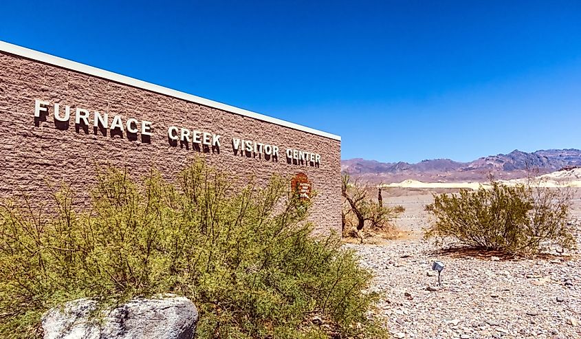 Furnace Creek visitor center.