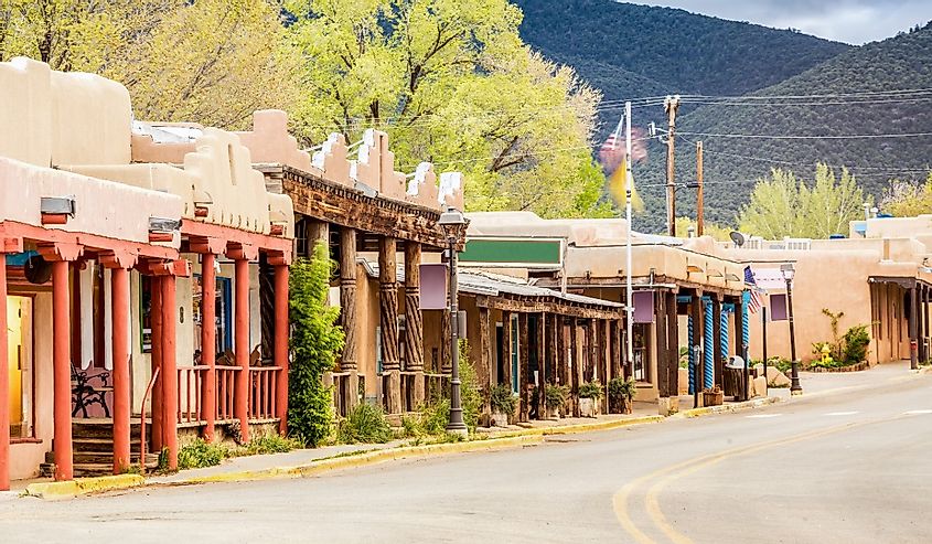 Buildings in Taos, New Mexico