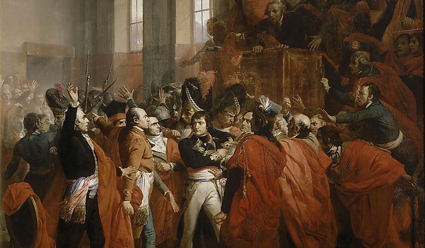 Napoléon Bonaparte in the coup d'état