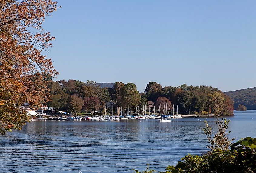 Lake Candlewood, Connecticut.