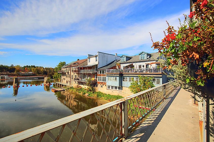 Beautiful waterfront properties in Elora, Ontario