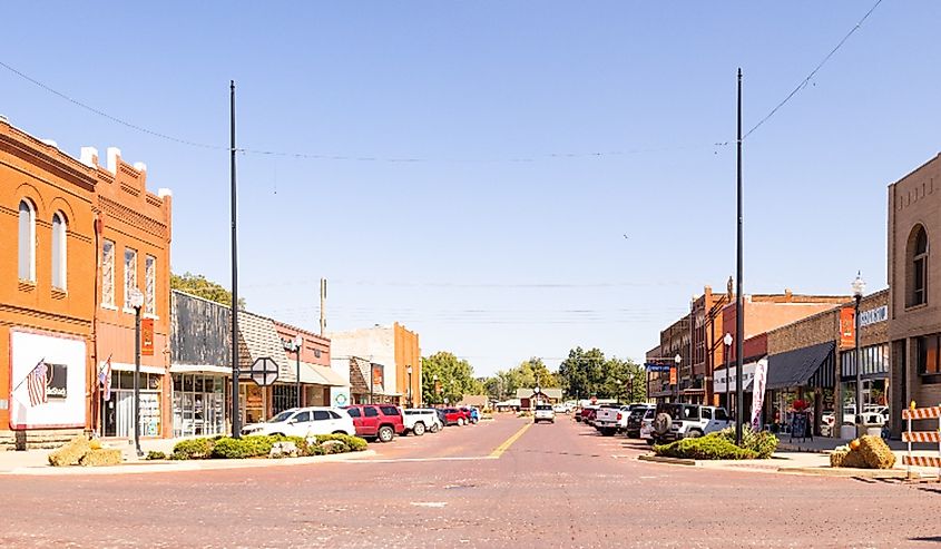 Paul Avenue, Pauls Valley, Oklahoma. Image credit Roberto Galan via Shutterstock.