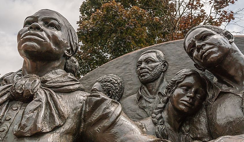 Harriet Tubman Statue in Boston's South End neighborhood
