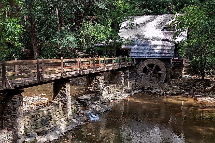 Shades Creek Grist Mill and bridge