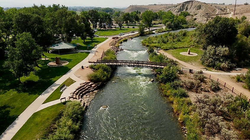 Public Park in Montrose, Colorado.
