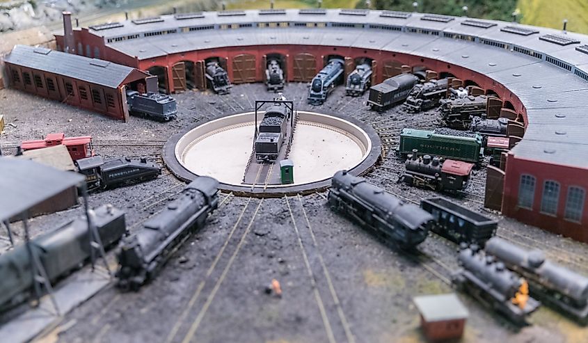 Northlandz is a model railroad layout and museum located near Flemington, New Jersey