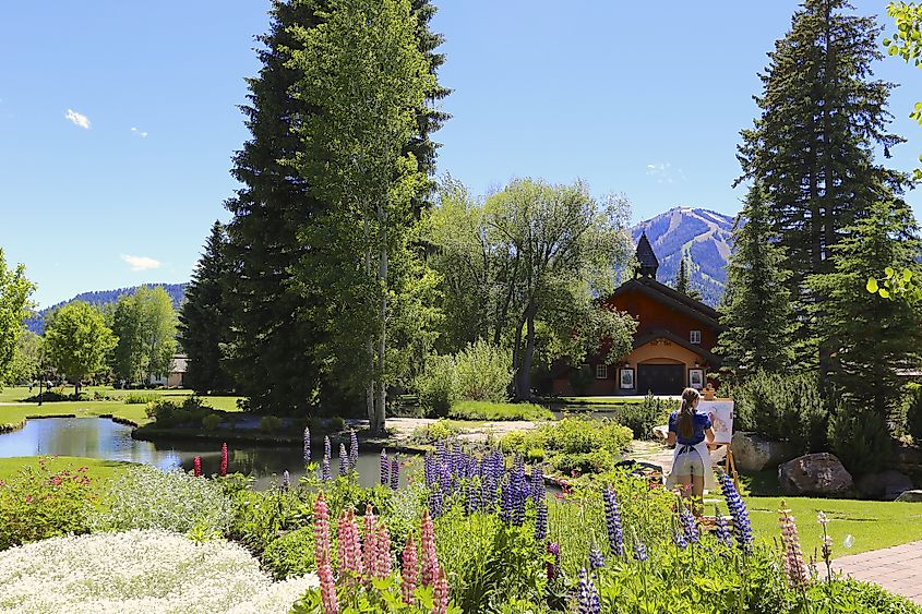 Sun Valley, Idaho in summer