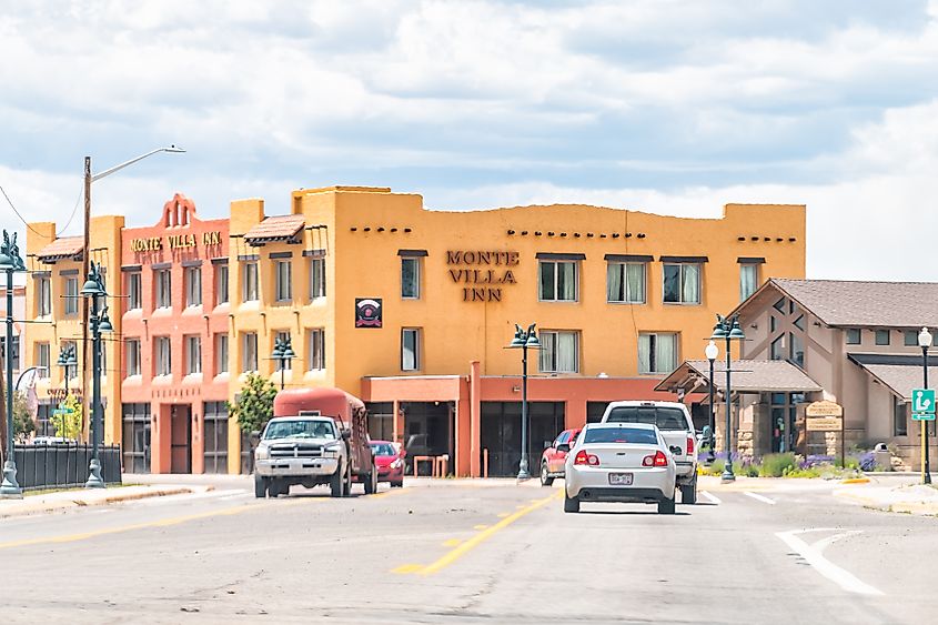 Highway 160 in Monte Vista, Colorado.
