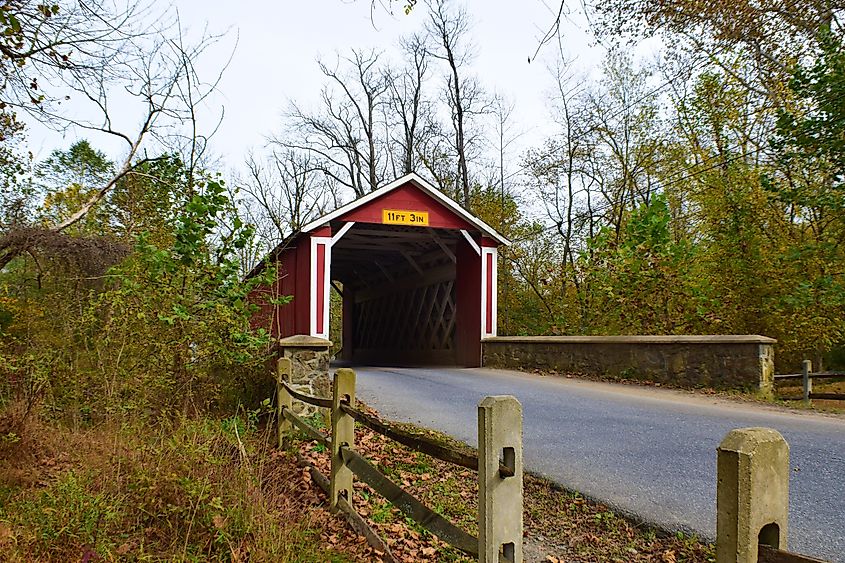 Ashland Covered Bridge in Ashland, Delaware.