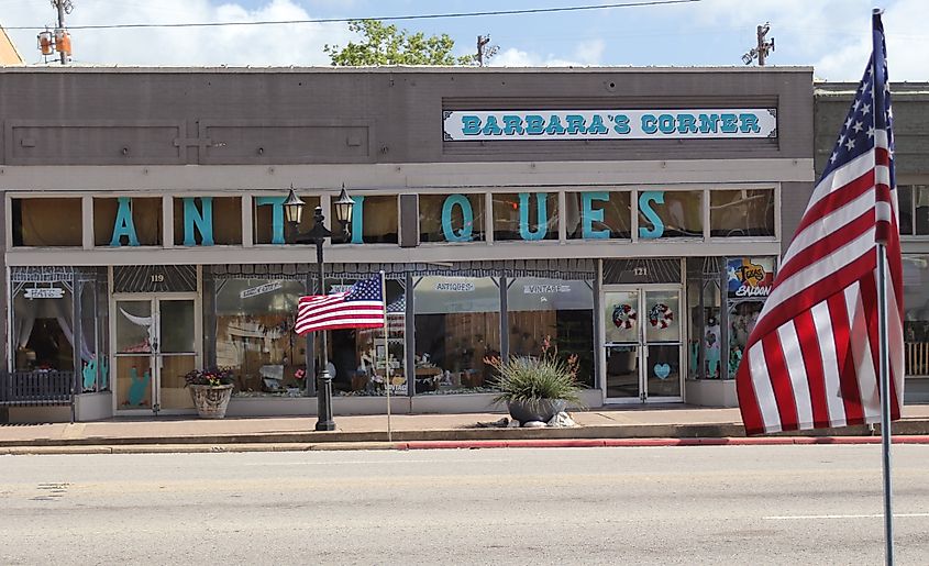 Historic downtown Athens, Texas,