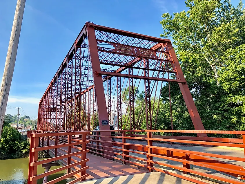 George Street Bridge in Aurora, Indiana.