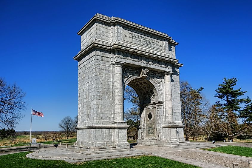 National Memorial Arch at the Valley Forge National Historical Park, Pennsylvania