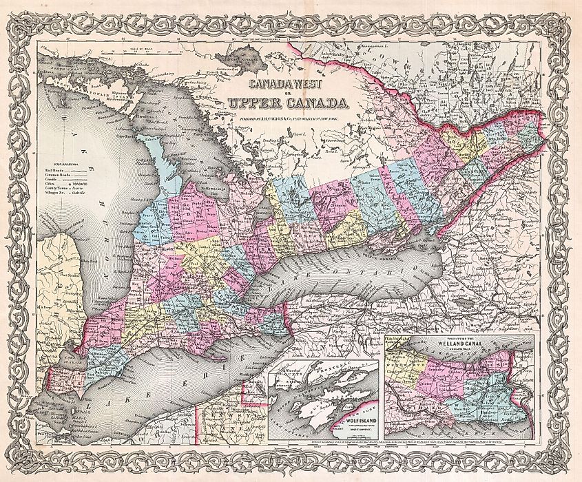Map of Upper Canada