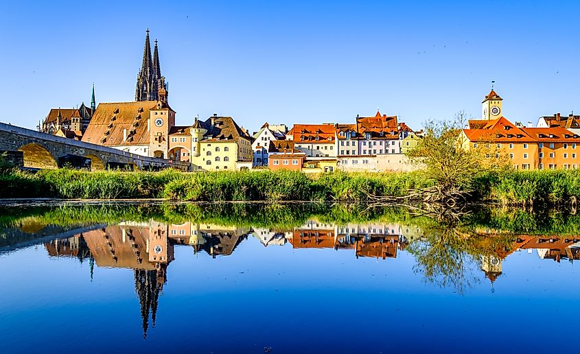 Old Town Regensburg. Via Shutterstock / FooTToo.