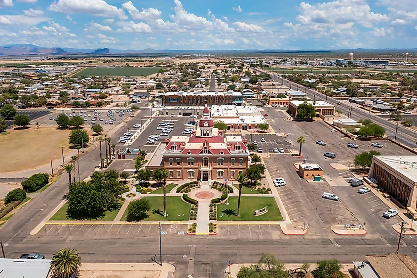 Historic Pinal County Courthouse in Florence, Arizona