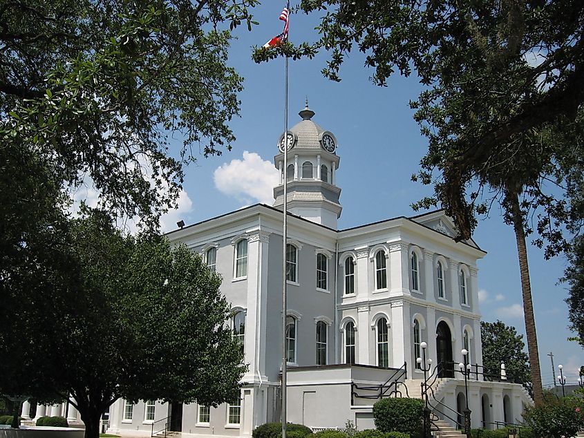 County courthouse in Thomasville, 