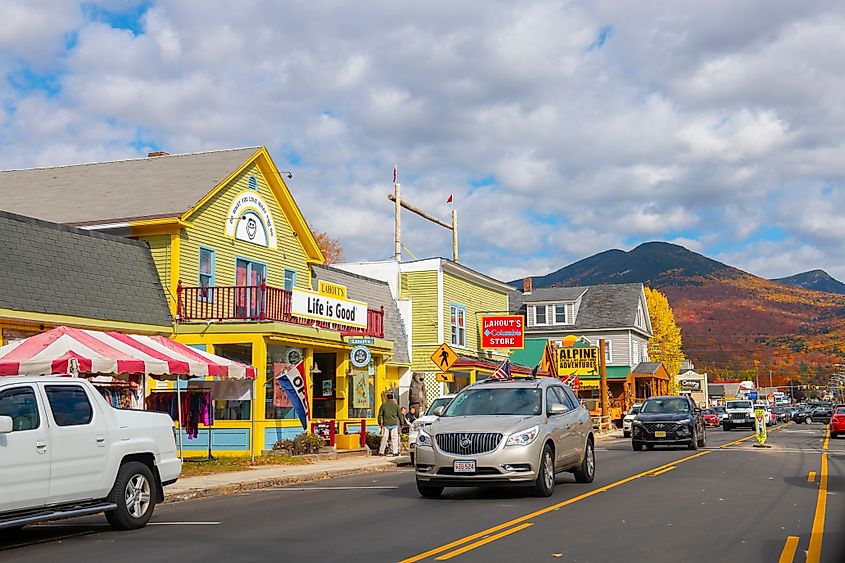 Main Street in Lincoln, New Hampshire
