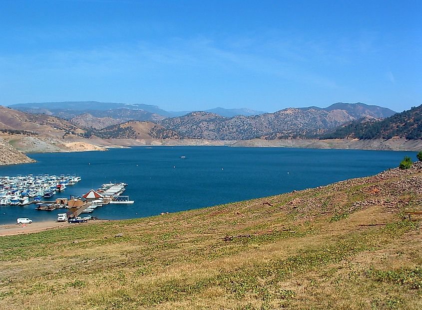 Pine Flat Lake, a lake in Fresno County, California