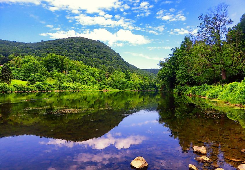 The Housatonic River in Cornwall, Connecticut