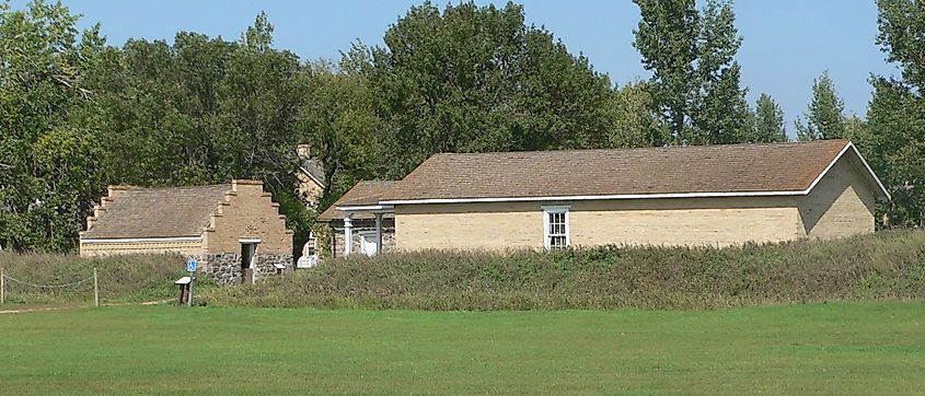 Fort Sisseton Historic State Park magazine and guardhouse, Lake City, South Dakota