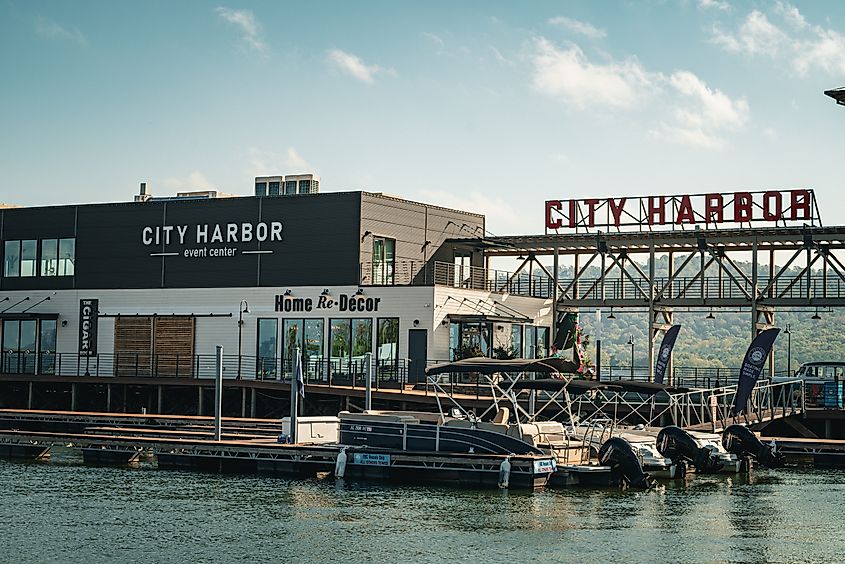 The City Harbor Event Center in Guntersville, Alabama