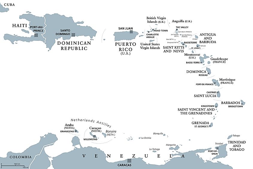 Martinique - Atlas & cartes - Encyclopædia Universalis