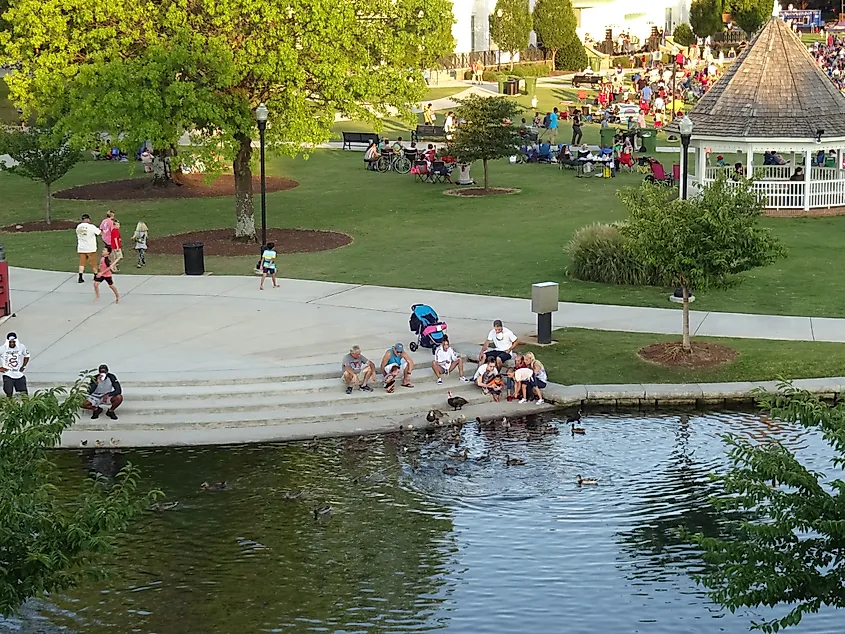 Big Spring International Park in Huntsville, Alabama