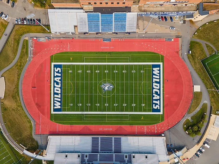 Wildcat Stadium in Durham, New Hampshire