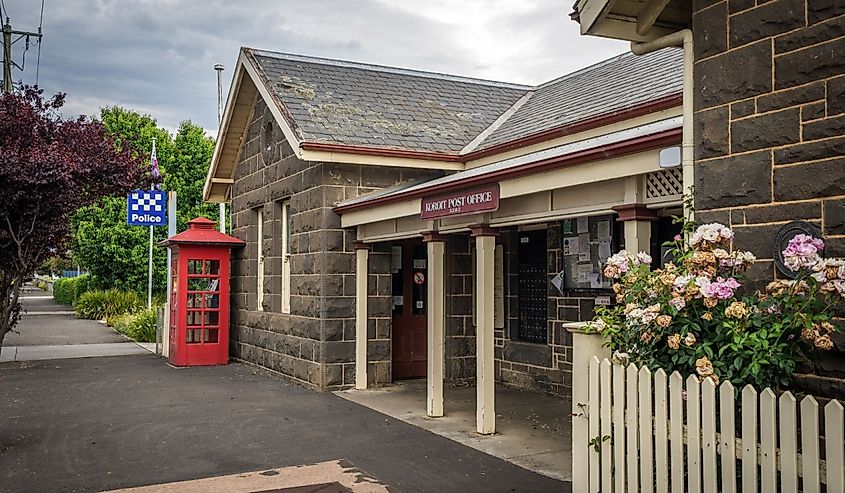 Quaint post office in Koroit, Victoria.