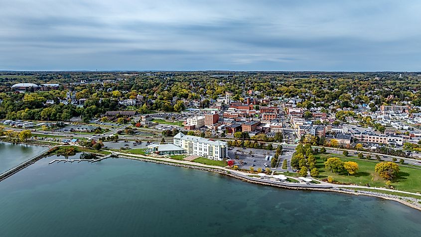 Geneva, New York, along the shores of Seneca Lake.