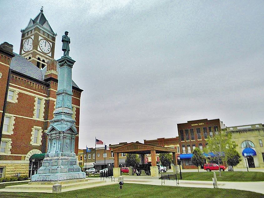 Downtown Historic District in Eldora, Iowa.