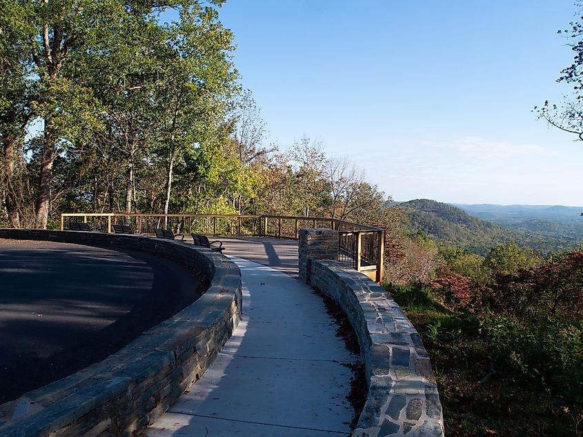 The Morrow Mountain Overlook is just 7 miles off the Sandhills Scenic Drive.