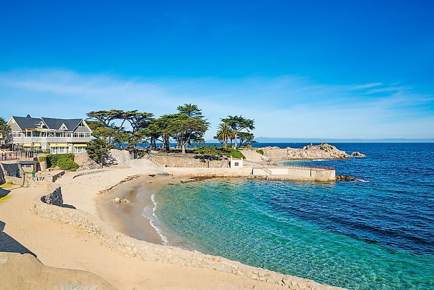 Beach view of Pacific Grove